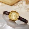 Fashion Square Women Leather Strap Wristwatches Casual Roma Dial Quartz Watch For Ladies Clock 