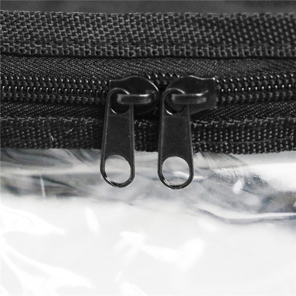 Storage Bag DVD Books Transparent Portable Dust-Proof Boxes Protective Casing Desk Organizer Clear Home Office