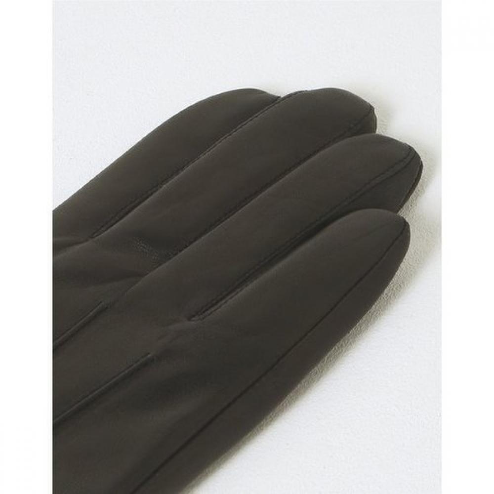 DakS Men S Leather Knit Cuff gloveS Black Dcgv5f177bk