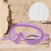 Swimming Goggles Large Frame Swimming Goggles Large Frame Hd Wide-Angle Anti-Fog Uv Protection Child Swimming Goggles No Leakage