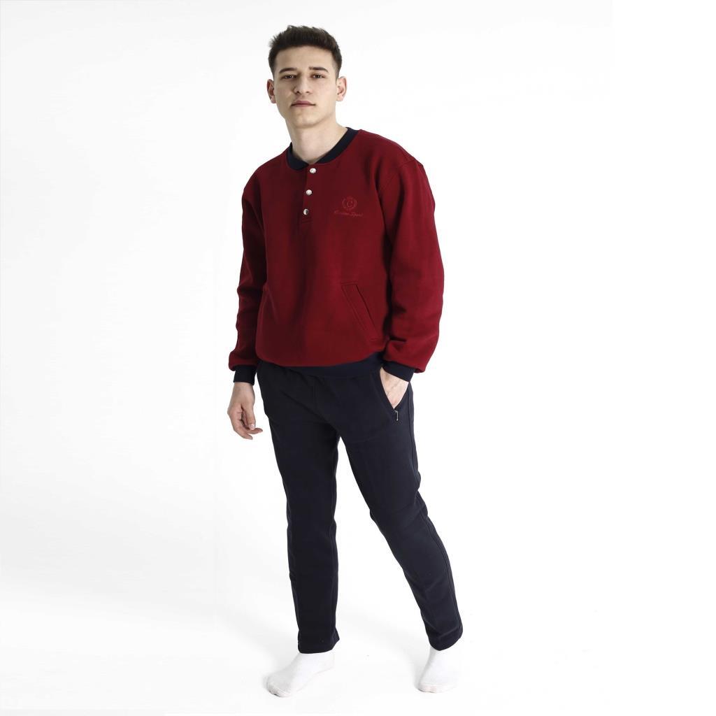 

Ciciten 3301 Толстый мужской спортивный костюм из трех нитей с завышенной талией L дым