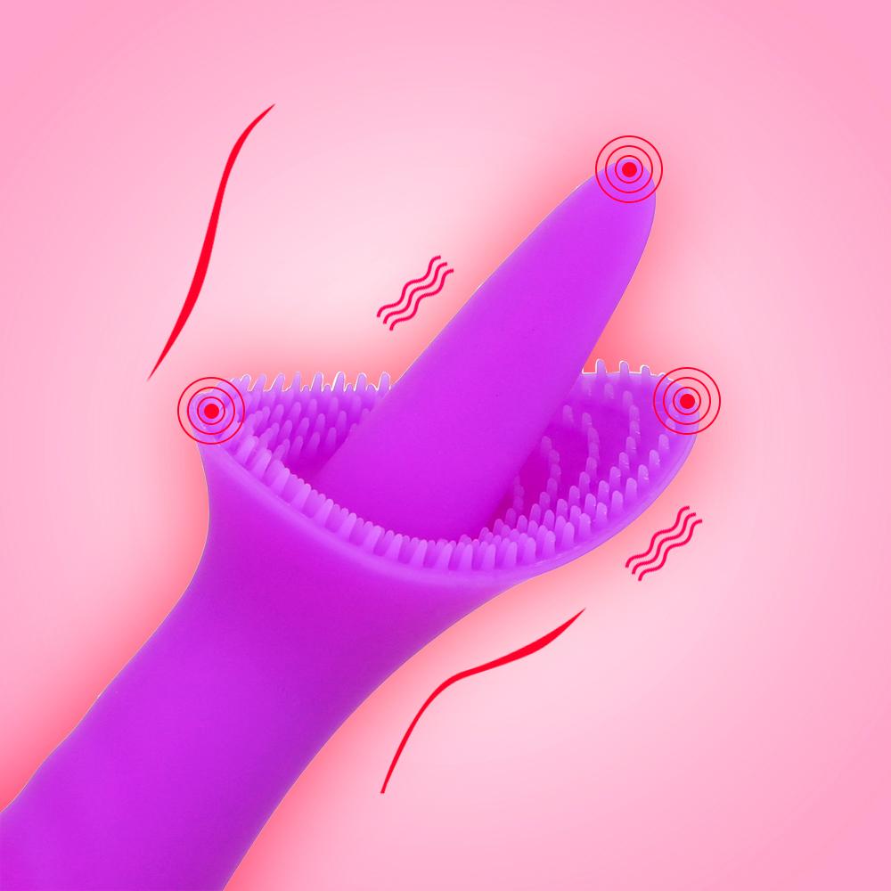 Tongue Vibrator Sex Toy for Women Pussy Clitoris Stimulator Female Masturbator Silicone Oral Licking 10 Speed