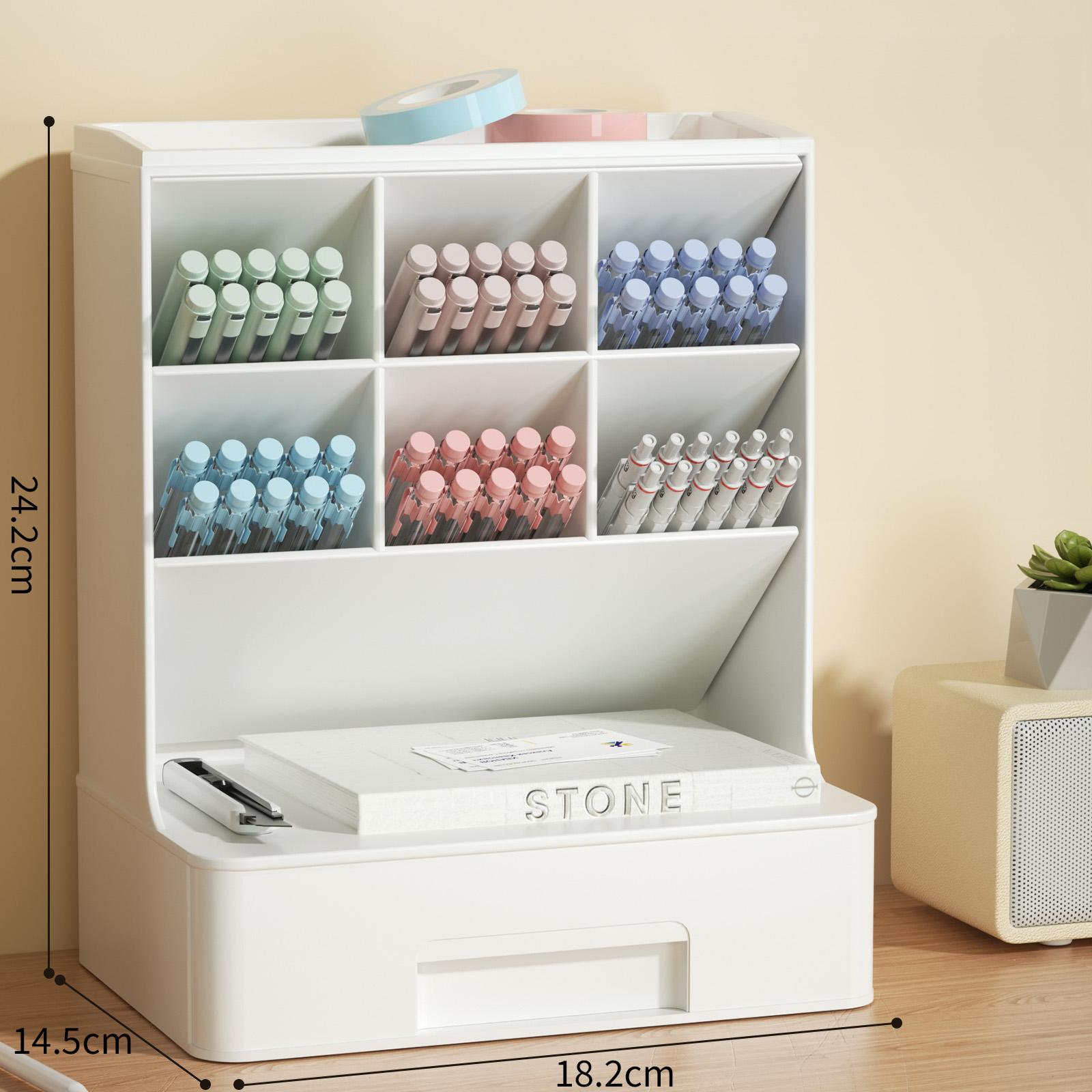 

Органайзер для офісного столу Канцтовари Органайзери Налаштування для зберігання Аксесуари Настільні тримачі для ручок Рожеві гаджети