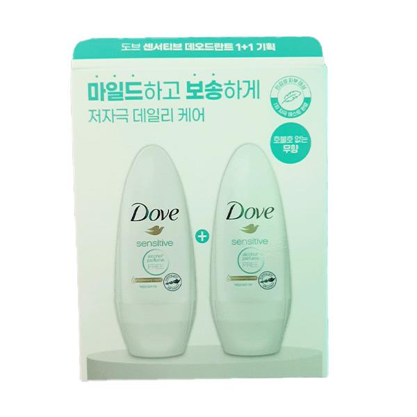 Dove Sensitive Deodorant Roll-on 40ml x 2P One thing