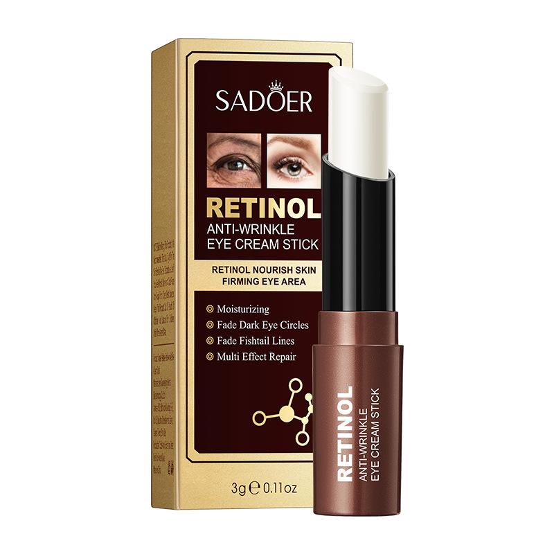 Retinol Eye Cream Stick Removing Anti Dark Circles Under The Eyes Moisturizing Firming Eyes Brighten Eye Skin Care Products