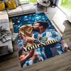 Messi Personalized Name Area Rug Suitable for Living Rooms Decorate room Outdoor Bedrooms Anti-slip Rug Decorate Offices Spiritual Gift