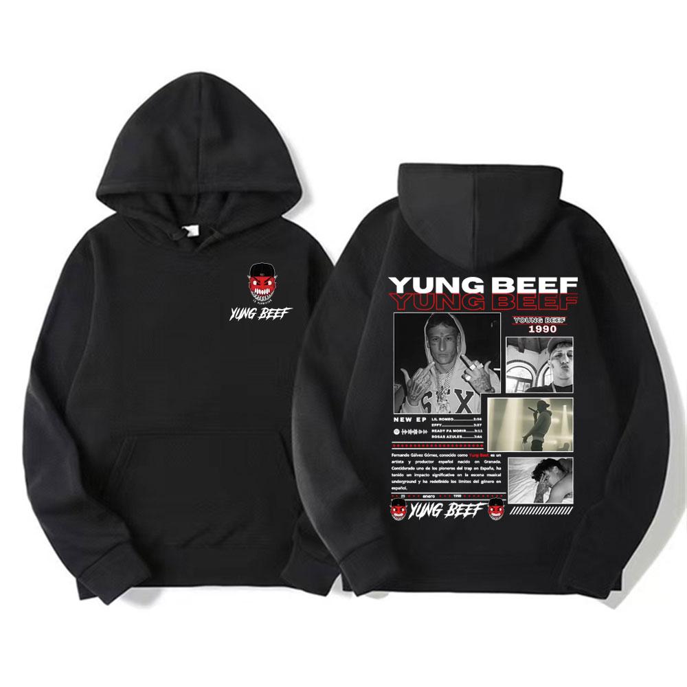 Rapper Yung Beef Album Hoodies Men's Clothing Fleece Long Sleeve Pullovers Hoodie Fashion Sweatshirt