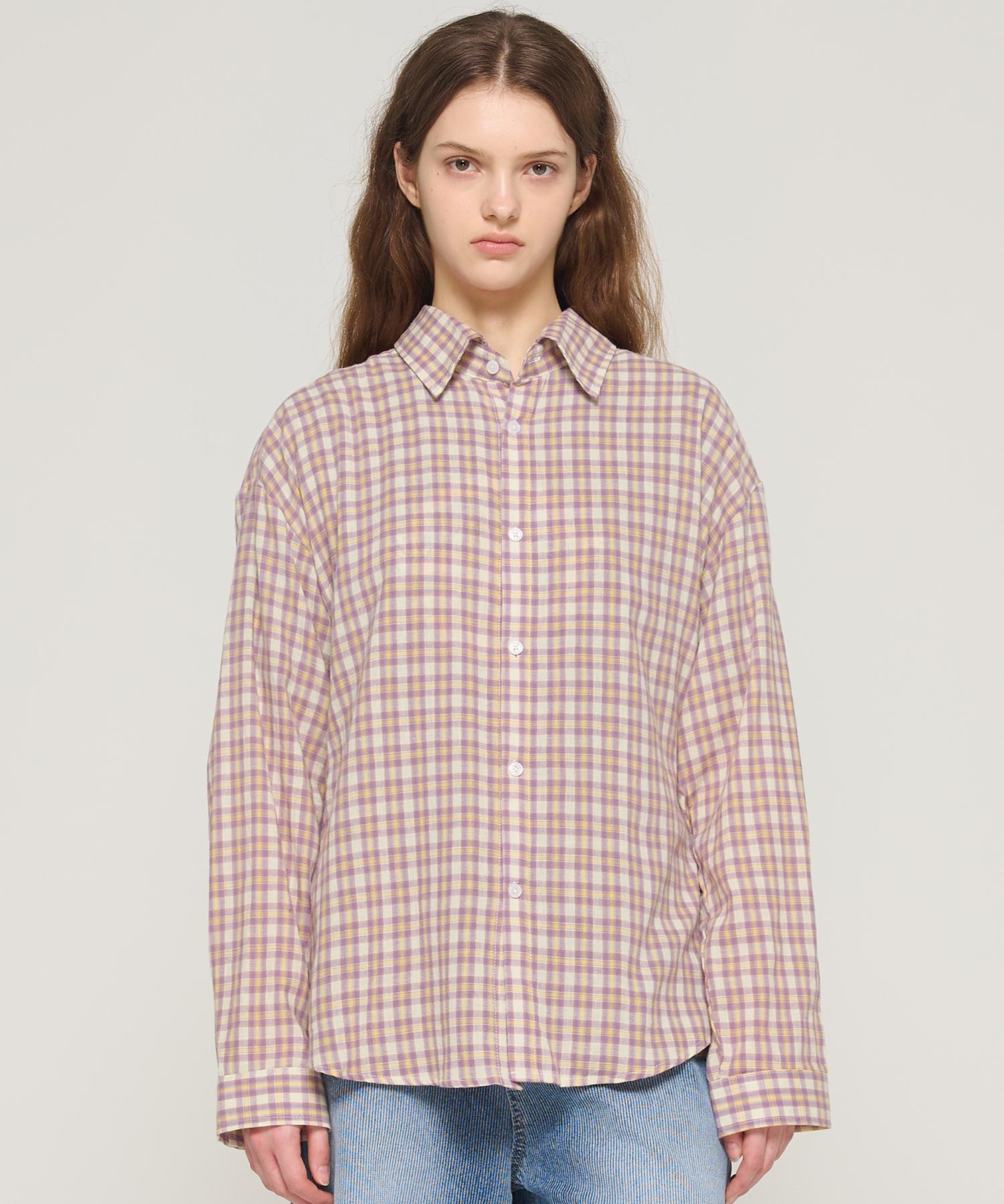 Cargo Bros For Woman Soft Check Overshirt (Purple) Free