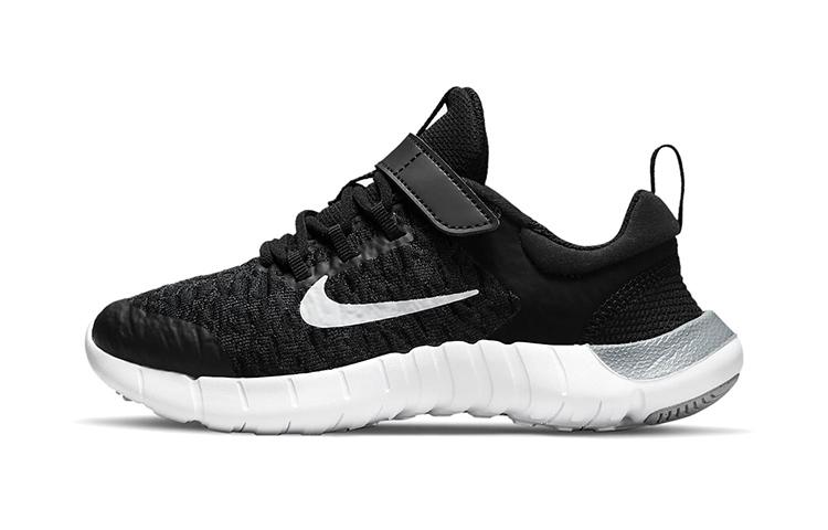 

Nike Free RN Cushioning Low top Kids Running Shoes Black White Children Aged 3 7 Years Old CZ3996-001 28