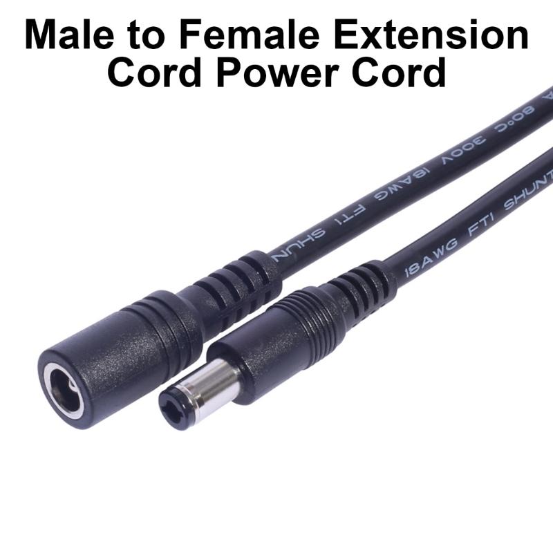DC6330 Power Extension Cord Double End 6.3x3.0mm Connectors Wire Power Cable for Laptops Notebook 18AWG 30cm Long