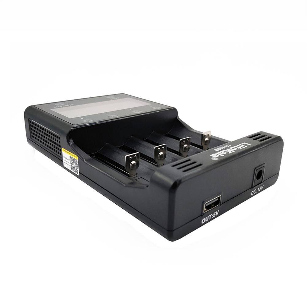 Lii-500S 18650 Battery Charger 4 Slots LCD Screen Display Touch Control for Lithium/NiMH 26650 AA A