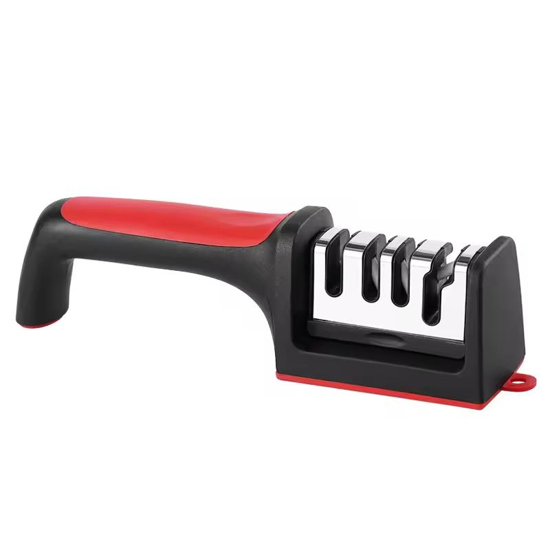 

4-ступенчатый тип, Быстрая точилка Точильный камень Палочка для заточки Точилка для кухонных ножей Многофункциональный точильный камень быстрая точилка L