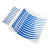 Reflective Stripe Wheel Rim Sticker for Motorcycle Wheels Set of 12 Pieces
