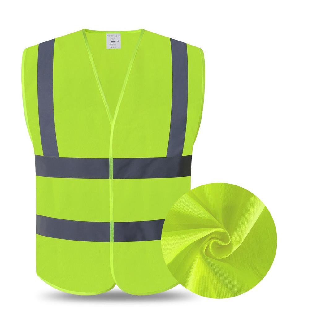 LIKA Reflective Multi-Pocket Safety Vest for Traffic, Construction, Sanitation, and Gardening