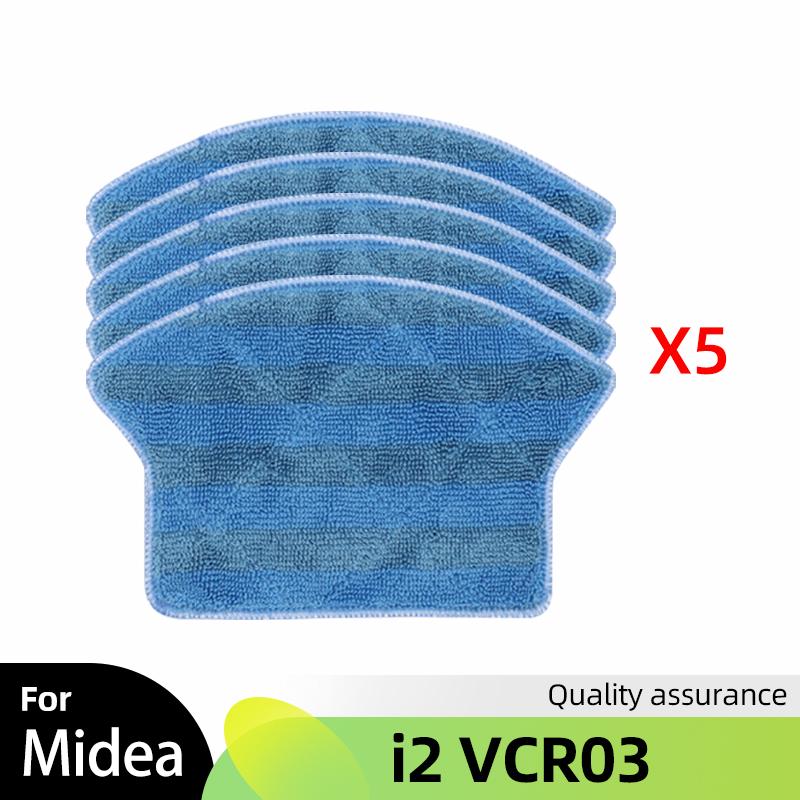 Hepa Filter Side Brush Mop Cloth Rag Kit Replacement for Midea i2 VCR03 Robotic Vacuum Cleaner Spare Part Accessories