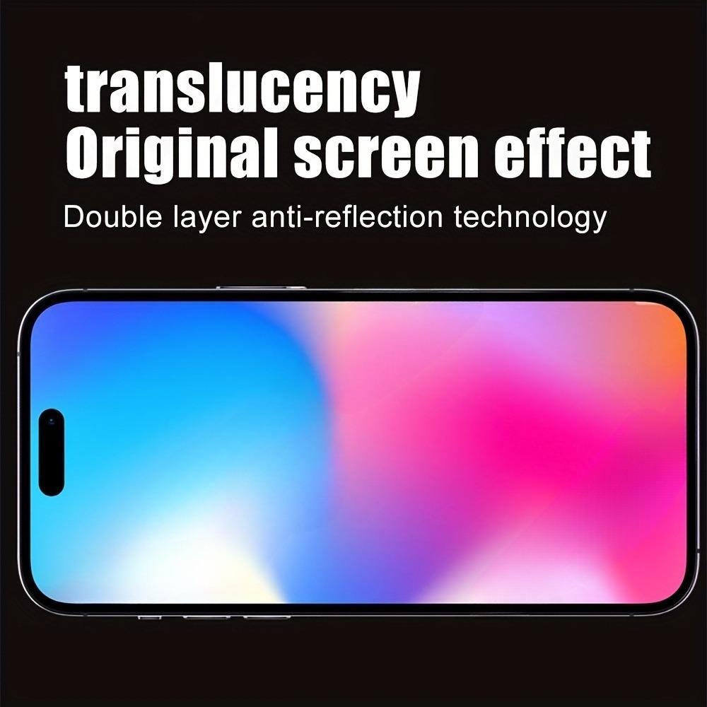 3Pcs Full Cover Screen Protector for iPhone 17 16 15 14 Pro Max Air 16e 17e 15 14 Plus 13 12 11 Pro Anti-Scratch Tempered Glass