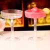 10Pcs Plastic Martini Glasses Disposable Transparent Champagne Glass Detachable Champagne Tower Dessert Cup For Wedding Party
