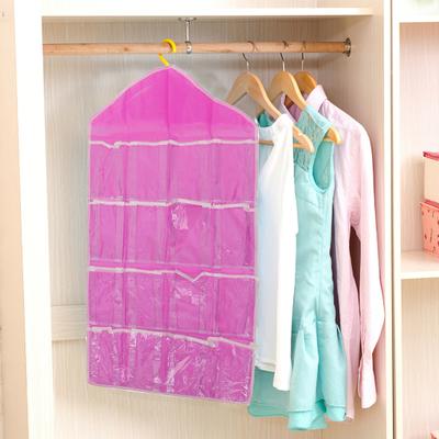 Wardrobe Bra Organizer Durable Breathable Soft Hanging Storage Bag Underwear Socks Hanging Organizer Underwear Hanging Bag for Home