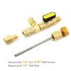HVAC for Valve Core Remover for w/ Dual 1/4 and 5/16 Service Ports for Valve Cor