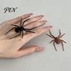 Spider Magnetic Decoration 1/4/8Pcs 3D Refrigerator Magnet for Halloween, Scary Fake Office Cabinet Decor Decoration, Halloween Prank Props,