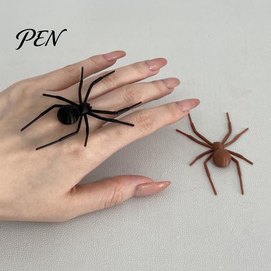 Spider Magnetic Decoration 1/4/8Pcs 3D Refrigerator Magnet for Halloween, Scary Fake Office Cabinet Decor Decoration, Halloween Prank Props,