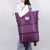 Expandable Duffle Bag Rolling Weekender Tote with Wet Pocket Overnight Duffel with Removable Casters for Travel Fitness Business Trips