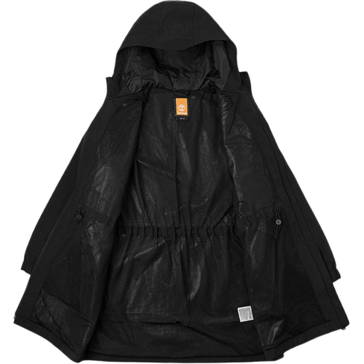 Timberland Outdoor Mid-Length Loose Fit Hooded Waterproof Windbreaker Women Outerwear A428B-001