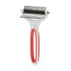 2 in 1 Pet Grooming Brush Washable Pet Dematting Comb Deshedding Tool Undercoat Rake for Cat Dog Removing Knots Tangles
