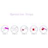 Medium Length Press Nails With Designs Stick Nails For Women Artificial Glue Nails  Abstract Fake Nails For Decoration 24PC Contains 1ml of Glue