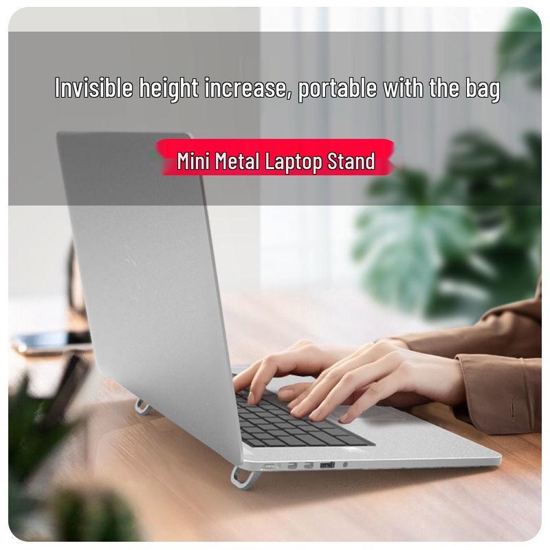 Portable Cross-Border Laptop Stand with 3D Base and Cooling Bracket