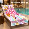 El Payaso Plim Plim Custom Name Beach Towel Large Soft Towel for Indoor Bathroom Outdoor Beach