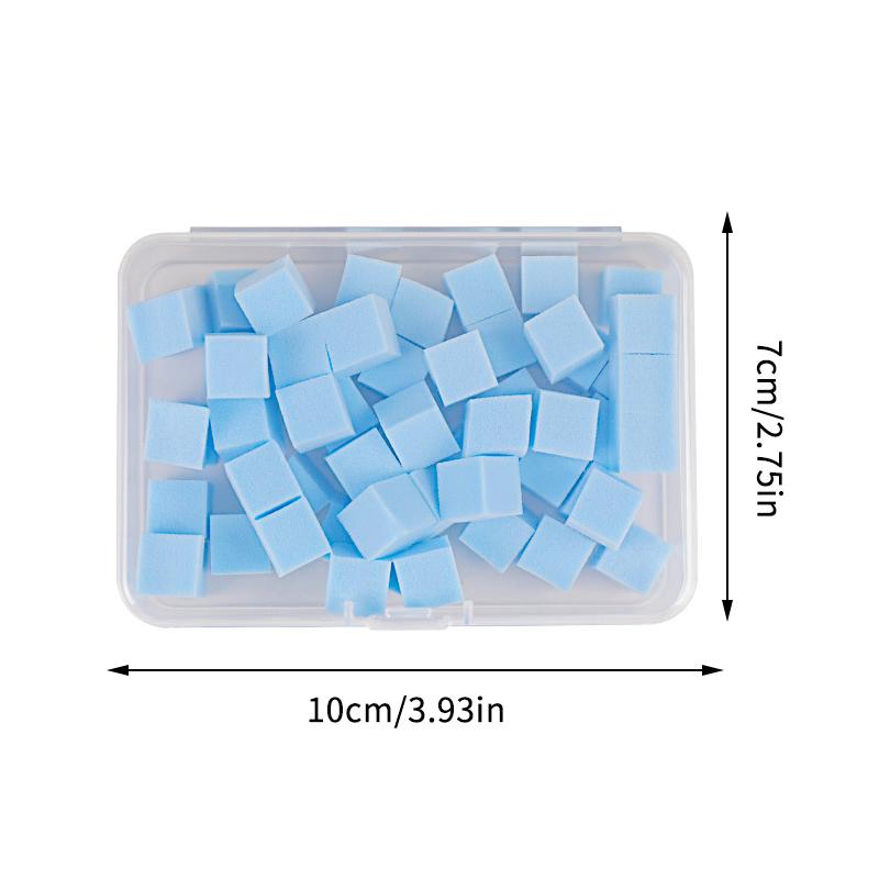 50Pcs/Box Nail Art Sponge Soft Sponges Macaron Color Nail Art Stamper Tools Manicure DIY Creative Nail Supplies Tools