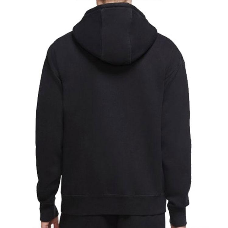 Nike Sweatshirts Unisex Black Hooded Moderate Regular DA2253-010