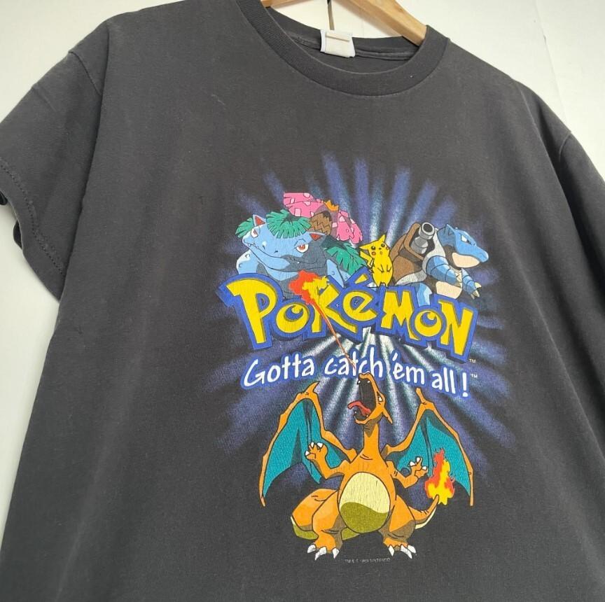 Pokemon Kanto Starters Reprint Shirt Size S-5Xl Fans Gift XXL