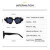 Vintage Cat Eye Sunglasses Fashion Flower Shape Sun Glasses Summer Beach Glasses Street Trendy Shades Colorful Eyewear