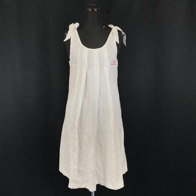 Tournament Edition Sleeveless Dress/Size L/White/On-Court Tennis Style(USED)