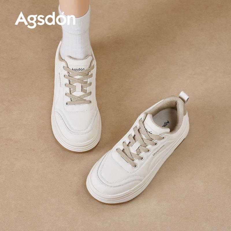 Little white shoes women's new spring platform muffin outdoor casual shoes white sports shoes