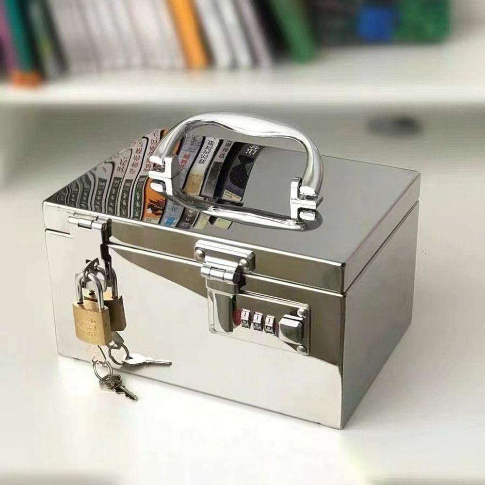 Combination Lock/Padlock Bank Password Lock-Box Financial Security Register Bill Box Cash Box Shop