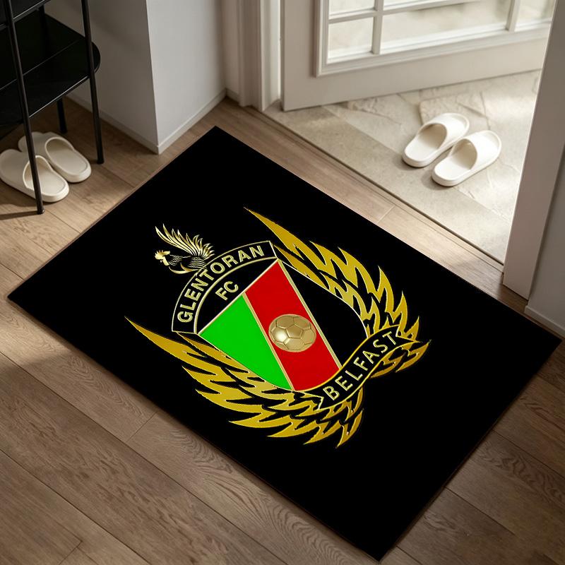 Glentoran FC A rug suitable for office chair areas living rooms and computer desks perfect for home offices and an ideal holiday gift