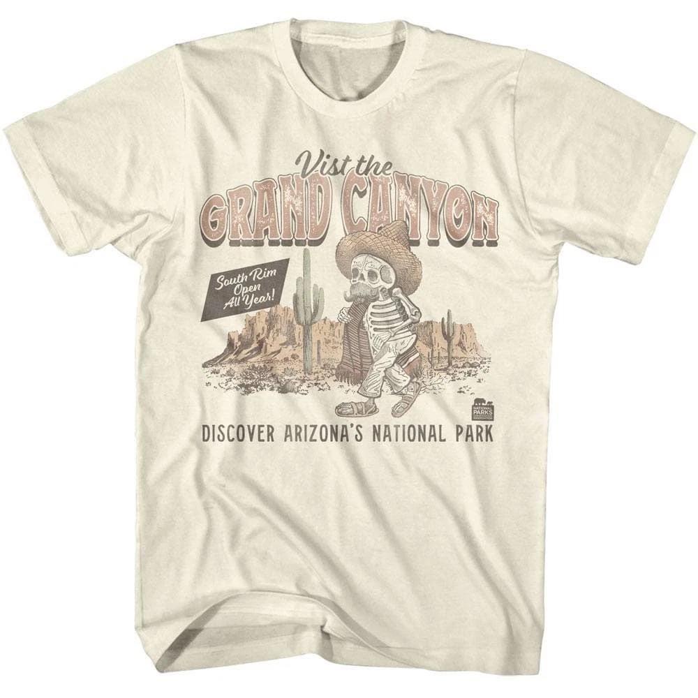 Grand Canyon South Rim Skeleton Men s T Shirt 3XL