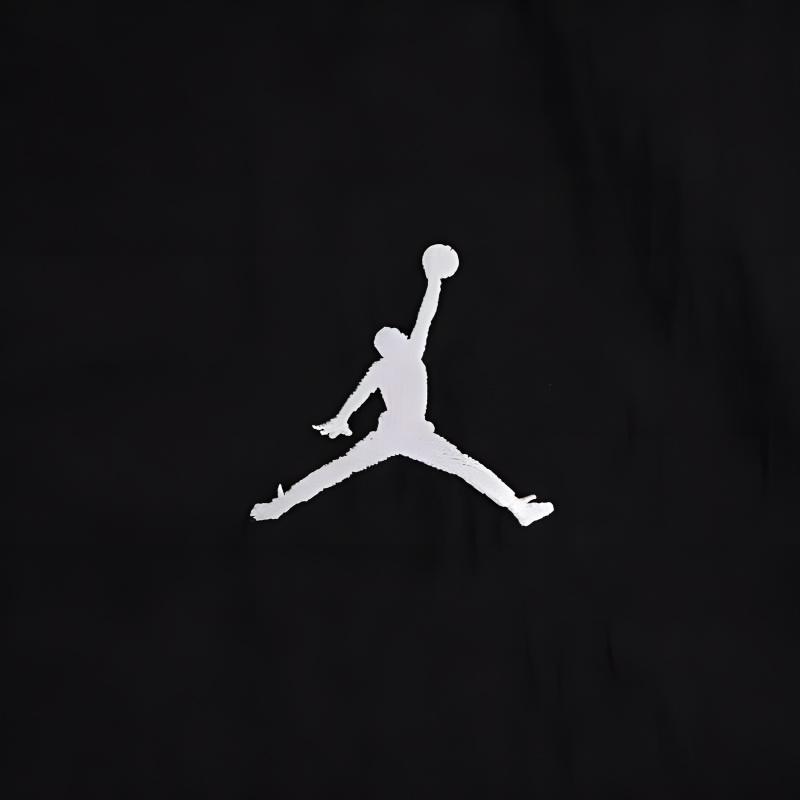 Jordan Air Logo Sports Casual Stand Collar Zip Jacket Men Jacket Black IH0832-010