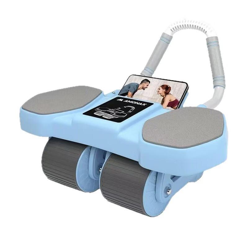 Tiemuyun Four-Wheel Elbow Support Rebound Ab Roller