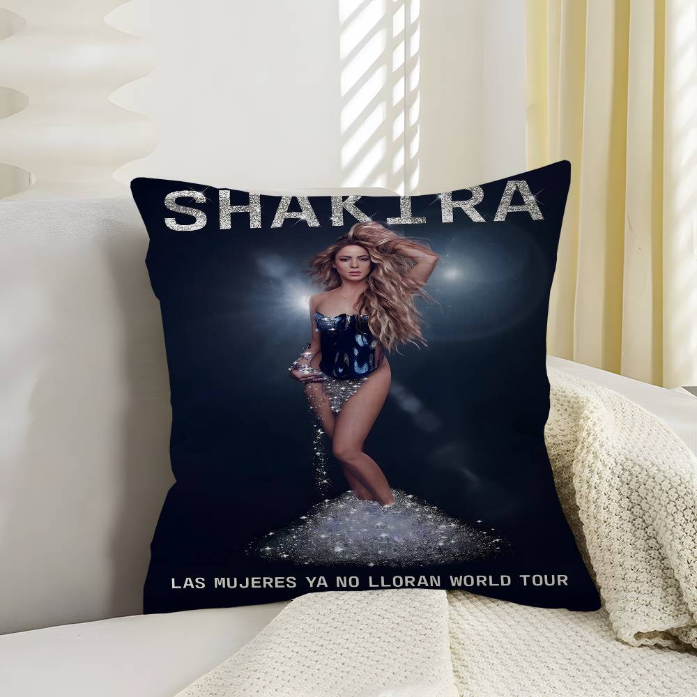 Pop Culture Graphics Shakira Pillow Cushion Cover Pillowcase Living Room Sofa Home Decor Customized