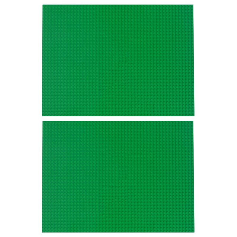 2Pcs 48*64 Dots Base Plate Construction Bricks Wall DO IT YOURSELF Base Plate Classical Blocks Playthings Ideal For Kids Works With Construction Block