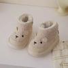 2026 Winter Warm Toddler Boots Girls Boys Soft Sole Cotton Snow Anti-Slip Rubber 1-3 Years