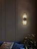 Modern Gold/Black Stainless Steel Crystal Wall Sconce Living Room Bedroom Bedside Lamp Hallway Lamp Wall Sconce Home Decoration