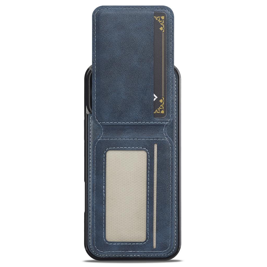 LC.IMEEKE L3 For iPhone 16 Pro Max Magnetic Case Detachable Card Holder Leather+TPU Mobile Cover