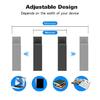 Desk Side Storage Laptop Stand PC Holders Adjustable Laptop Storage Metal Laptop Holders Desk Organizers for Office Home