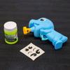 Tatsuya Dinosaur Bubble Manual Bubble Gun with Bubble Solution Colors x 4 Bubble for Street and Gun Battery-Free (3 Guns), 12-Pack [Perfect