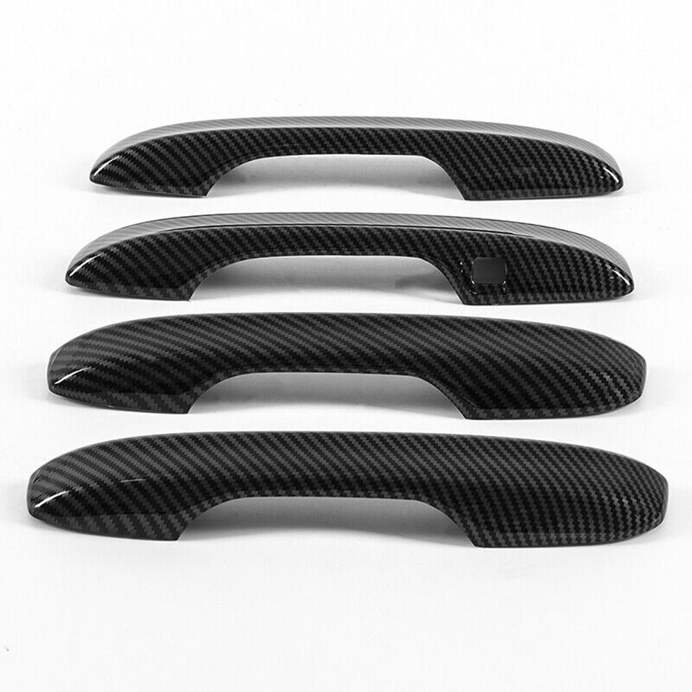 

For Honda Civic 11th Gen 2024 Car Exterior Door Handle Cover Sticker Moulding Trim Protective Accessories ABS Carbon Carbon Look